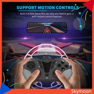 Skym* Wireless Controller 3-gear Vibration Bluetooth-compatible Double Shock Gameplay Gamepad for Nintendo Switch Pro