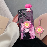 For Huawei Y5 2018 Y5 Prime Y5P Y6P Y6 2018 Y6 2018 Y5 Lite 2018 Prime 2018 Y6 2019 Y6 Pro 2019 Y6S Cute Sailor Moon Phone Case (Including Stand Doll &amp; Lanyard)