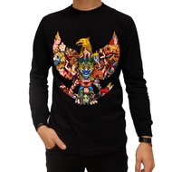 MERAH Garuda Logo T-shirt Bj Independence Day Men's T-shirts 2 Independence Day Laos 17-An August Cl