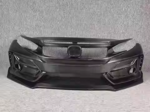 Real Carbon Fiber front bumper fit for Honda 2018 Civic Type-R FK7/FK8