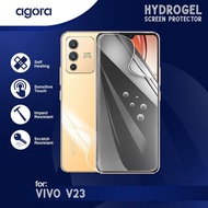 LAYAR Anti-Scratch Hydrogel For Vivo V23 5G Hydrogel SCREEN Protector Film - ANTI SPY, FULL SCREEN, 