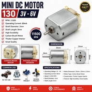 Mini DC Motor 130 3V-6V 11500RPM | Motor RC Toy DIY