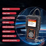 JONY Engine/ABS/SRS Diagnostics, CY3001 Professional Elm327 Chip OBD2 Scanner,  Real-Time Data Strea