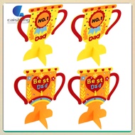 4 Pcs Dad Gifts Handmade Present Fathers Craft Kit for Kids caisheng