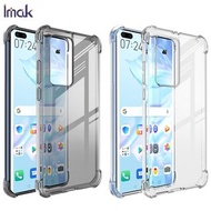 華為 HUAWEI P40 Pro --- IMAK 全包防摔軟套-氣囊版 (四角加厚 TPU) 透明 手機軟套 保護殼 +送 透明保護膜 Mon貼 Shock-Resistant Case (Air