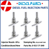 6Pcs Diesel Fuel Injector Nozzle Tips 0433171849 DLLA144P1369 02123092 Injection Nozzle for Volvo EC