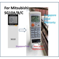 KU5M Replacement for Mitsubishi Aircon Remote Control  SG10A SG10B SG10C SG10D