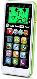 LeapFrog 80-603700 Chat and Count Emoji Smart Phone Learning Toy, Green
