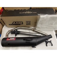 AHM Max Flow Honda RS150 Racing Std Cutting Black Exhaust  32MM