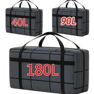 Folding Duffel Bag 40-180L Large Capacity Hand-held Clothes Storage Bag Dustproof Travel Storage Bag