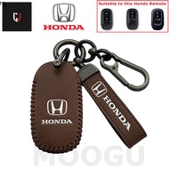 ♂Honda All-New HR-V HRV  CIVIC FE 2022-2023 Keyless Remote Car Key Leather Protection Cover  Accessories♠