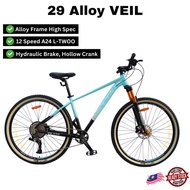 VEIL High Quality Mountain Bike 29 inch Alloy 12 speed/Hydraulic Logan Brake/Cable Control LockFork