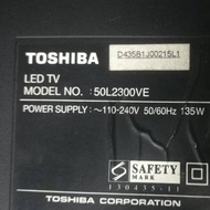 TOSHIBA 50L2300VE LED TV SPARE PART - READY STOCK