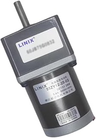 LINIX 55ZY12-25-02 12V DC 25W 3000r/min Gear Motor Permanent Magnet DC Motor with 8mm Shaft Gearbox 