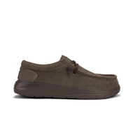 HeyDude Men's Wally COMF Suede - Major Brown/Mole Brown (41975-2KU)
