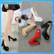 Fashionhomez 1745 Round head Heels - Plus Size ( size 35-42 )