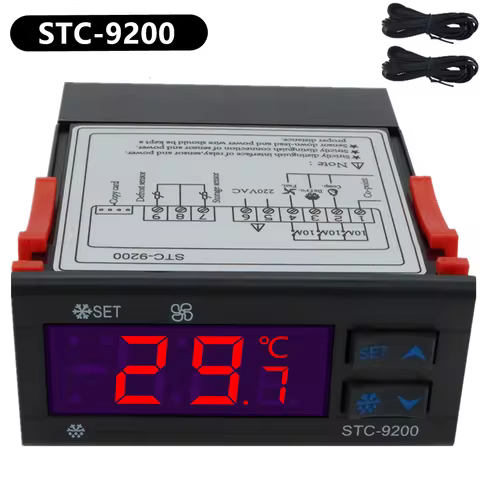 Digital Temperature Controller STC-9200 Thermostat 220V Regulator Thermoregulator With Refrigeration