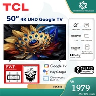 【FREE SHIPPING】TCL 50 55 65 Inch QLED 120hz Quantum Dot 4K UHD HDR Google TV 50c655 55c655 65c655