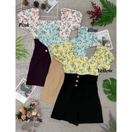 Ladies jumpsuits new bevogue 碎花甜美连体裤