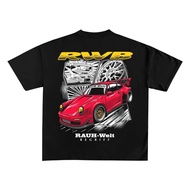PORSCHE RWB T-SHIRT | T-SHIRT RAUH-WELT BERGIFF | PORSCHE RACING CAR T-SHIRT