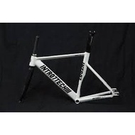 Intro7tech white fixie frame/full bike