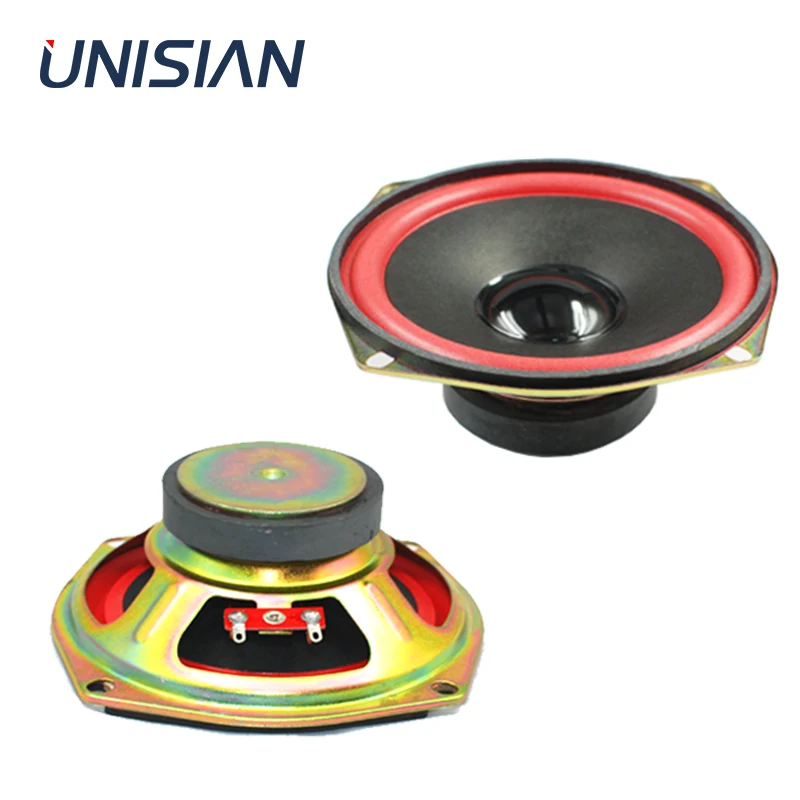 78Fkwrhiabm UNISIAN 4.5 Inch Midrange Bass Speaker 4.5" 4Ohm 15W HIFI sound Woofer LoudSpeaker For H