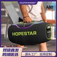 HOPESTAR Card Big Bluetooth Speaker Subwoofer Outdoor with Microphone K Song High Volume Bluetooth S