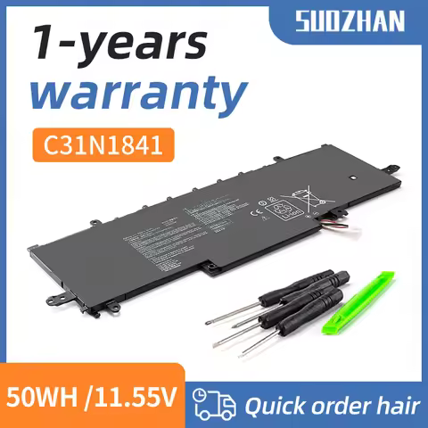 SUOZHAN C31N1841 Laptop Battery For Asus UX433FAC UX433FLC UX434FLC UX434FQ Q407IQ Q427FL UM433DA UX