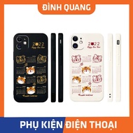 2022 calendar camera hole square edge iphone case 6plus/6s/6splus/7/7plus/8/8plus/x/xs/11/12/pro/max