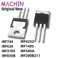 5pcs IRF744 IRF620 IRF3705 IRF830B IRF4232 IRF1405 IRF540A IRF200B211 TO-220 Field Effect Transistor