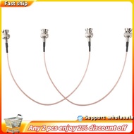 In -2Pcs 3G HD SDI Cable BNC Cable 30cm 75 Ohm for Cameras  Video Equipment Supports HD-SDI 3G-SDI 4
