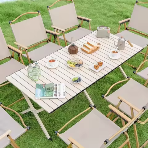Dining Bistro Outdoor Table Patio Waterproof Chair Lawn Outdoor Table Lounge Nordic Salon De Jardin 
