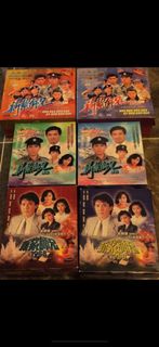 新紮師兄上、下集加1988 共6套正版VCD 8成新（市面難求）