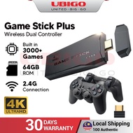 UBIGO Portable 10k Game 4K TV Video Game Console 2.4G Wireless Controller PS1 Classic Games Retro Ga