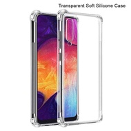 For Samsung Galaxy A50 A50S A30S A10 A10E A10S M01S A12 A13 4G 5G A20 A30 M10S A20E A20S A21S A22 A23 Phone Case,Transparent Shockproof Silicone Case Protective Back Cover