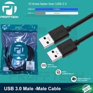 DS152 }} Profftech USB 3.0 Male To Male Cable 50cm, 1m, 2M, 3m, 5m