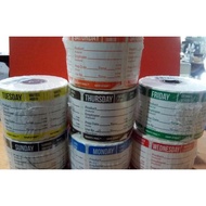 <<<<<] 2 INCHX2 INCH TRILINGUAL EMP/PREP DATE MIGHTY PEEL W/GRIP STRIP 500/RL