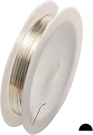 20 Gauge, 925 Sterling Silver Wire (Half Round) Half Hard Made in USA - 25FT by CRAFT WIRE