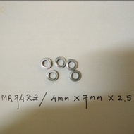 MR74ZZ Miniature Bearing Dimensions 4mm x 7mm x 2.5mm (Fishing Equipment)