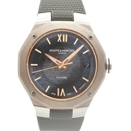 名士 (Baume & Mercier) Riviera M0A10720 黑色錶盤男士腕錶