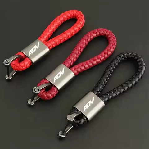 For Honda ADV350 ADV150 ADV160 ADV 350 150 160 Car Logo Keychain Suede Key Chain Metal Keyring Decor