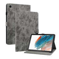 全城熱賣 - 適用於三星 Galaxy Tab А8 10.5 Wifi/LTE 萌虎圖案平板皮套（灰色）