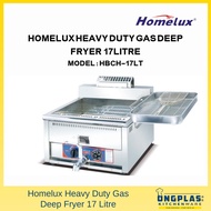 😎READY STOCK😎 HBCH-17LT STAINLESS STEEL GAS DEEP FRYER / 17 LITRE / HEAVY DUTY DEEP FRYER / LOW PRESSURE GAS DEEP FRYER