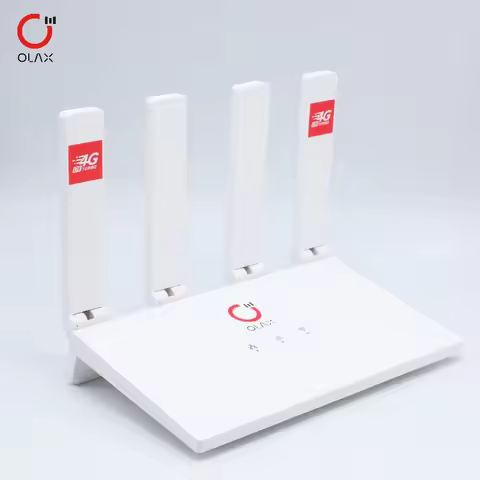 OLAX MC50 Smart Home 4G CPE 4 Antenna WiFi Modem Mobile Wifi Router Hotspot Sim Card Slot 4G Router 