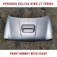 Perodua Kelisa Gino L7 Turbo Front Bonnet With Scoop / Bonet Depan