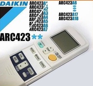 For Daikin Air Conditioner ARC423A2, A55 433A5, A6, A17  Remote Control (Heat & Cool) 大金冷氣遙控器 (替換空調遙