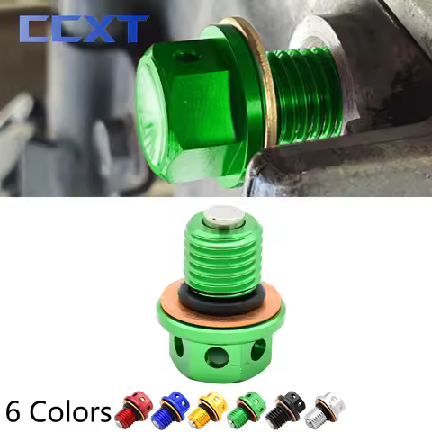 Magnetic Oil Drain Plug Bolt For Kwasaki NINJA400 Z250 Z250SL ZZR250 ER-4N W400 ZRX400 ZZR400 ZX-6 Z