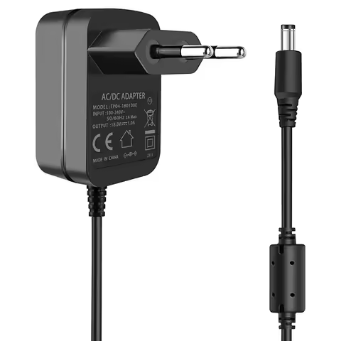 18V 1A Power Supply Adapter AC to DC Converter Adapter 18W Wall Charger for 18V DC Fan,Vacuum Cleane