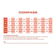 Sepatu Compass Retrograde Low Black White [Original] Compass