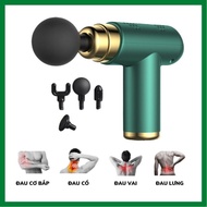 Handheld Massager Massage Gun with 4 Heads and 6 Massage Modes Copper Core, Back Punching Machine, H